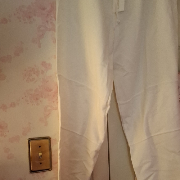 LoveShackFancy Ivory Drawstring Pants - Picture 4 of 4